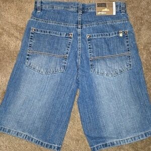 Vintage South Pole Men's Denim Baggy Shorts Size 32 Y2k
